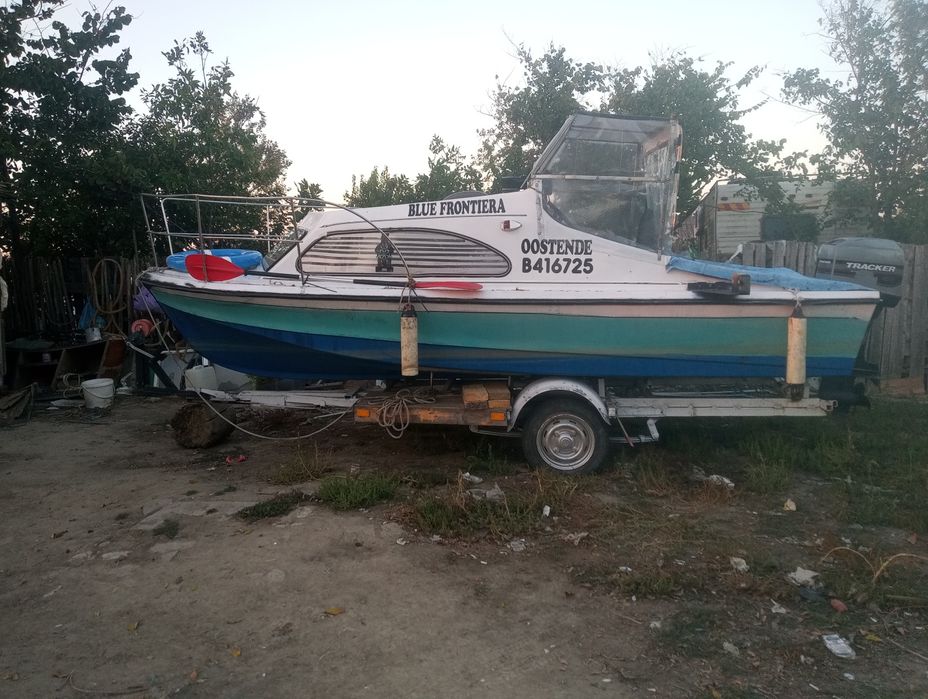 Barca cabinata Shetland 535,reconditionata. stare perfecta proba.