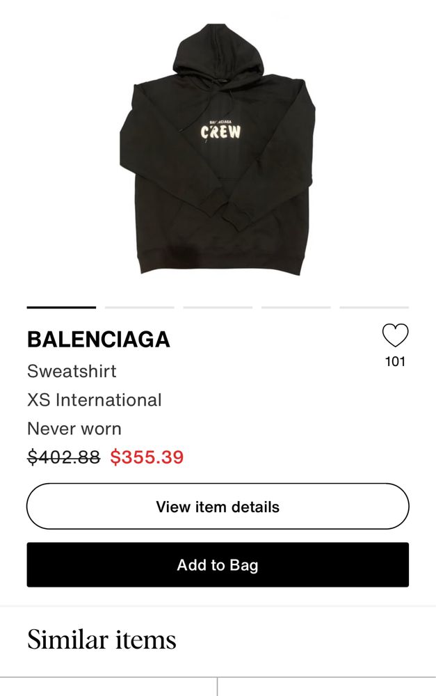 Balenciaga hanorac original sapca originala !!! gen balmain