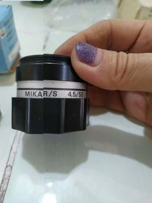 Фотовспышка "Электроника В5-21", фотообъективы MiKAR/S AMAR/S