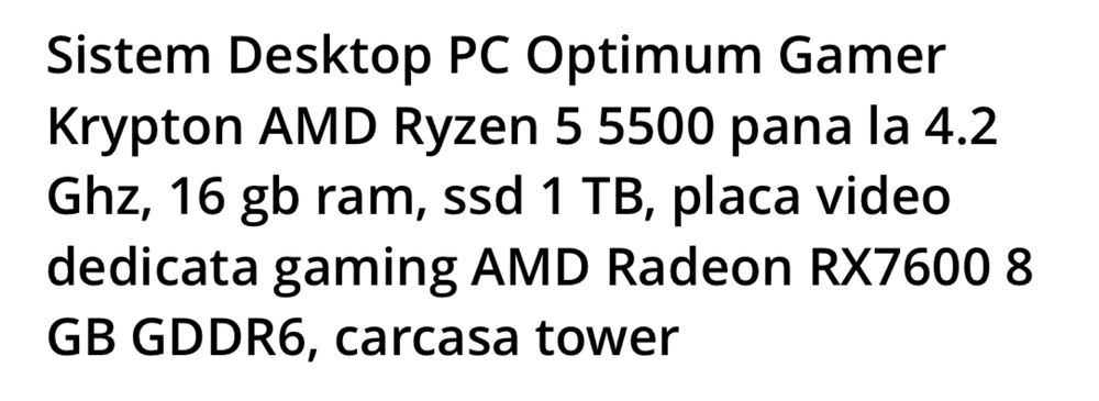 Pc gaming de vanzare fff putin folosit
