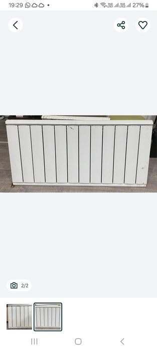 Б/у радиаторы алюминий 2-шт