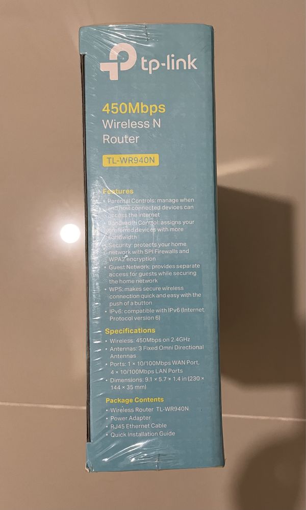 Router wireless  N 450 Mbps  tp- link