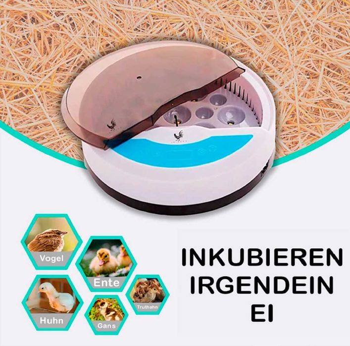 Incubator automat de ouă pentru găini, păsări și pui