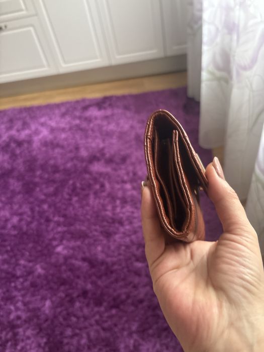 Portofel , Laura Maxim , piele naturala ! Rust