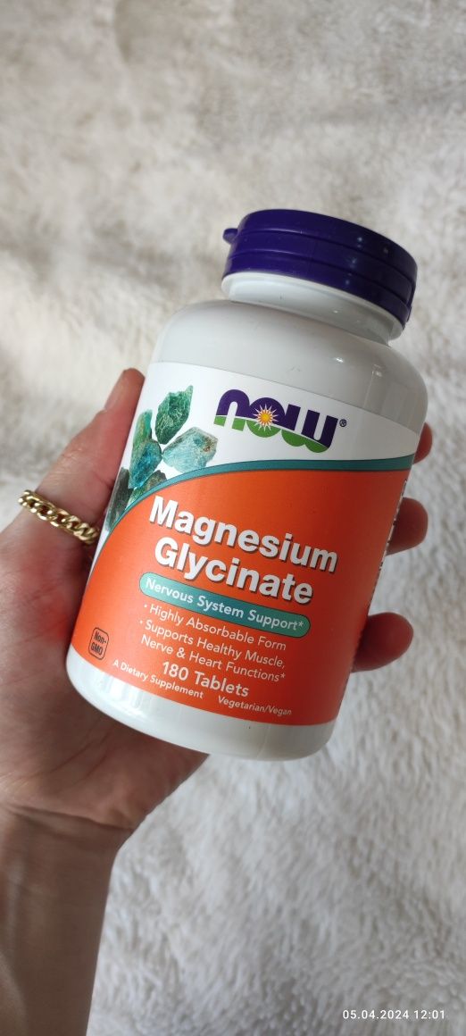 Глицинат магния. Magnesium Glycinate 180таблеток