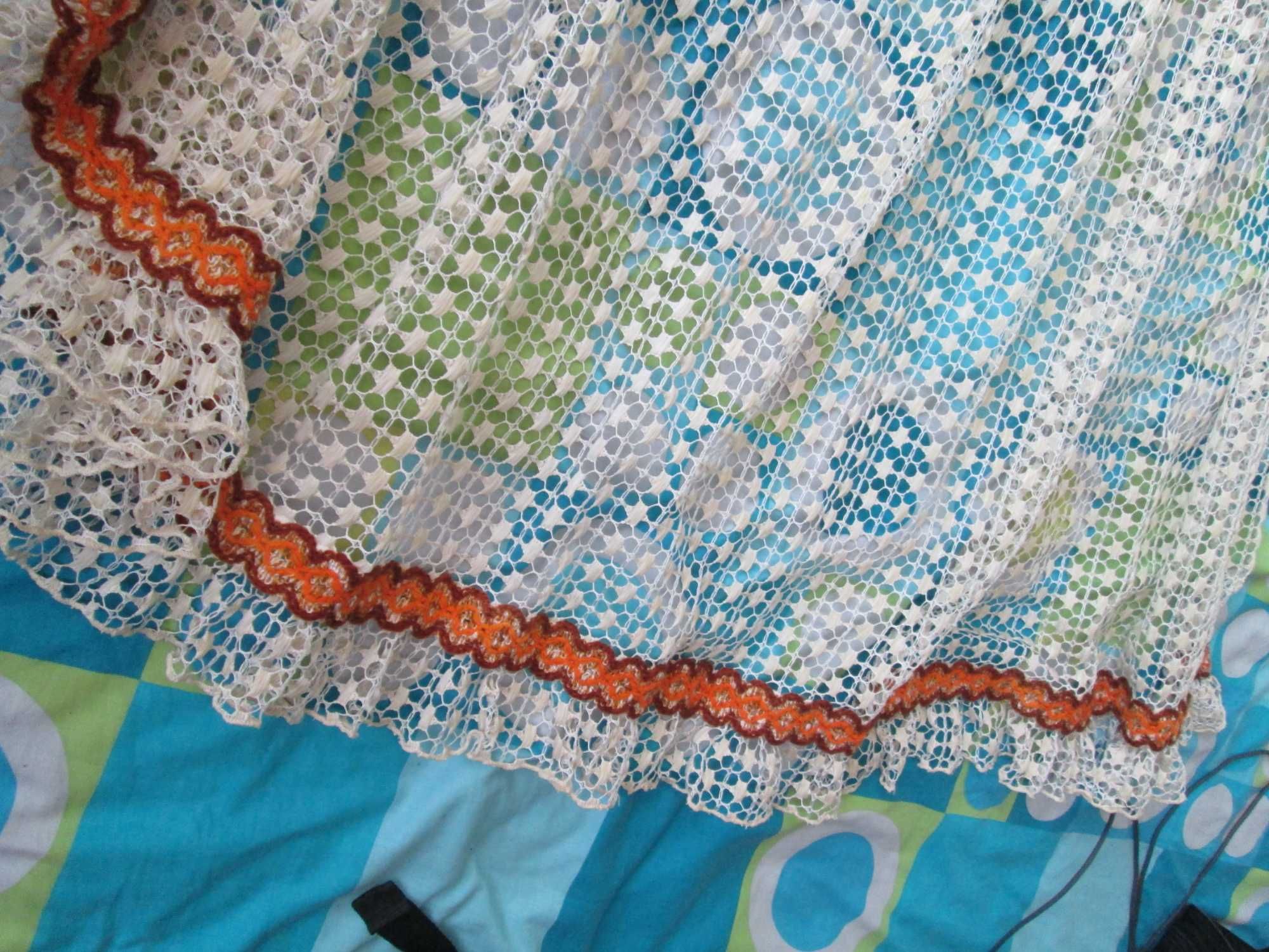 pereche perdele vintage scurte