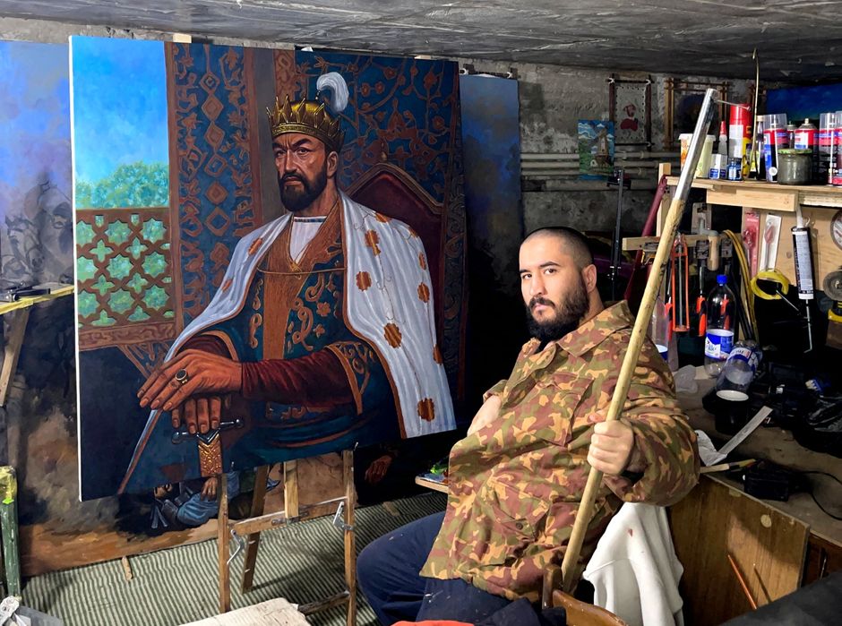Amir Temur Портрет Kartina Картина