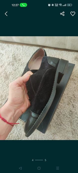 Pantofi Oxford piele negri