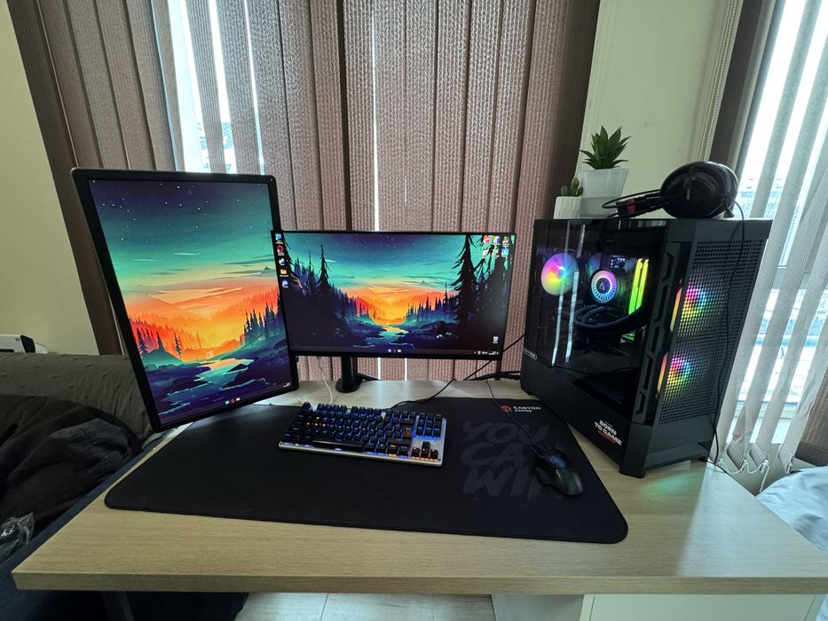 GAMING PC Ryzen 7 5700x3d, RTX 4070 12GB MSI 3x , 32ram 1TB M.2