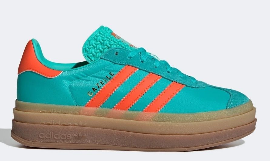 Дамски кецове Adidas Gazelle Bold зелени свеж дизайн 37 1/3