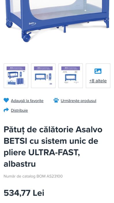 Vand patut (tarc) de calatorie Asalvo