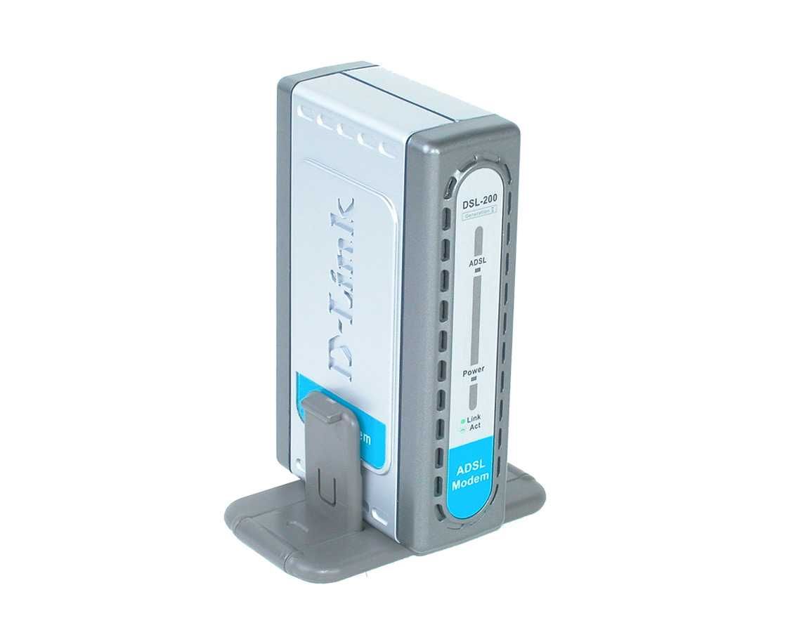 ADSL модем D-Link DSL-200 (полный комплект)