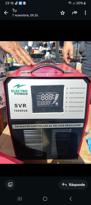 Stabilizator de tensiune triac CP-SVR