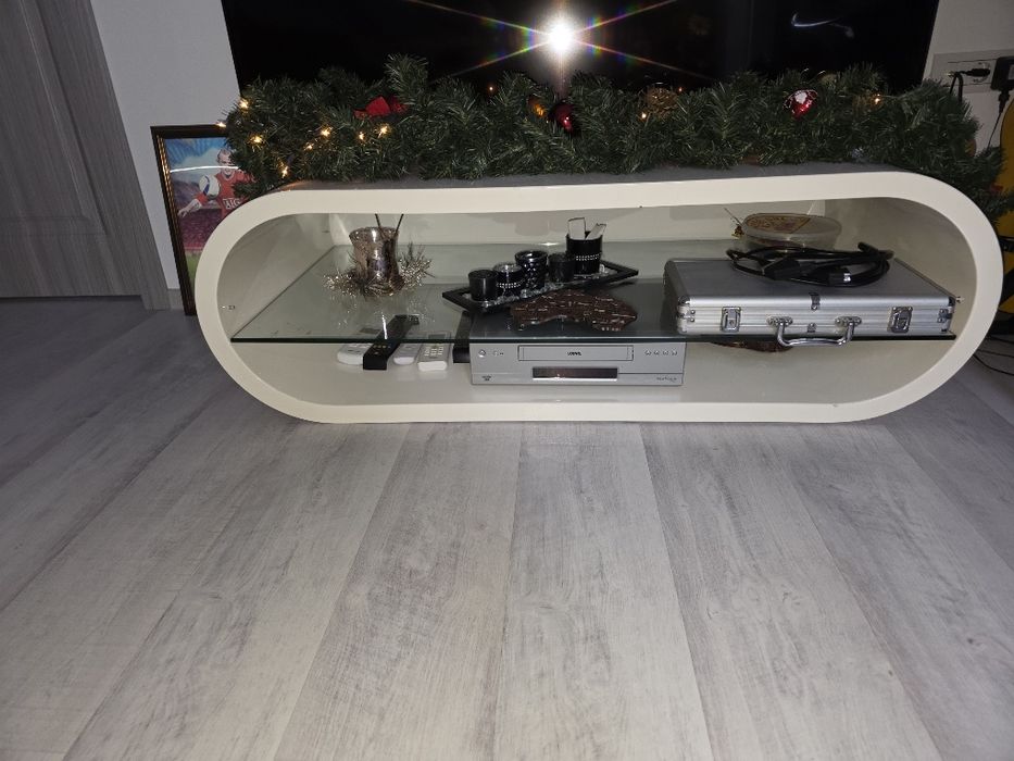 Comoda TV Alb lucios