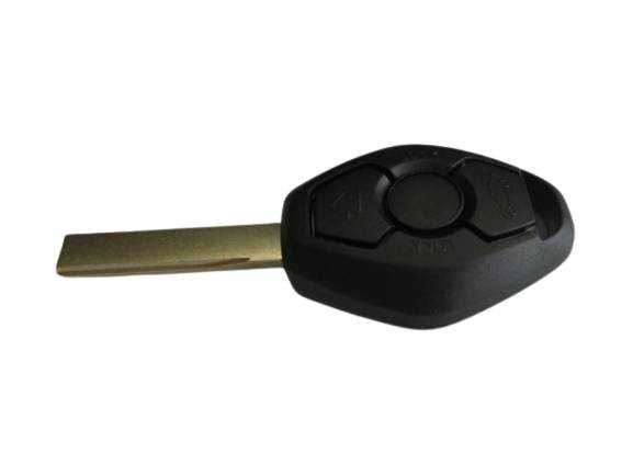 Автоключ с 3 бутона тип "ромб" за BMW комплект (профил HU92/433 MHz)!