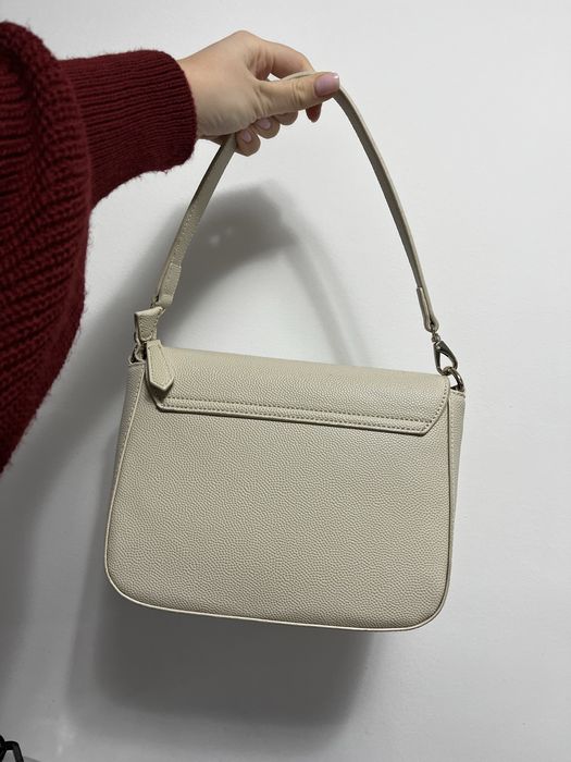 Geantă Valentino by Mario Valentino crem, elegantă, ca nouă