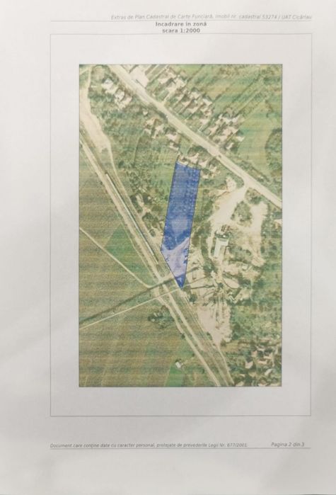 Teren Intravilan in localitatea Ilba