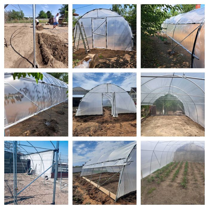 Solar de gradina  cu sistem de picurare - folie 170 microni