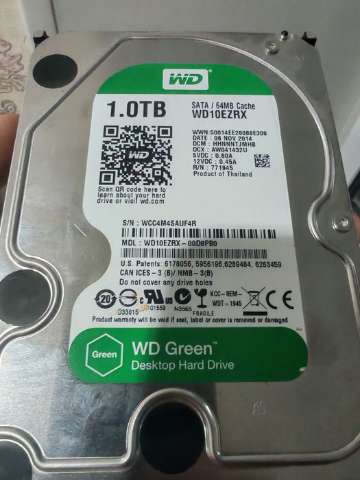 Продам жёсткий диск 1TB