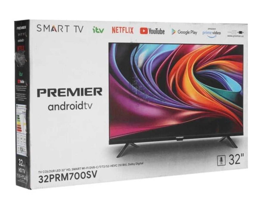 Телевизор  PRIMIER 32PRM700SV Android TV голосовой +ДОСТАВКА!