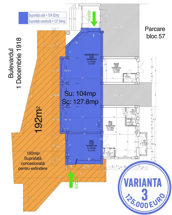 Vânzare/Închiriere/Dezmembrare - Petroșani - Zona Liceul Teoretic-ANAF