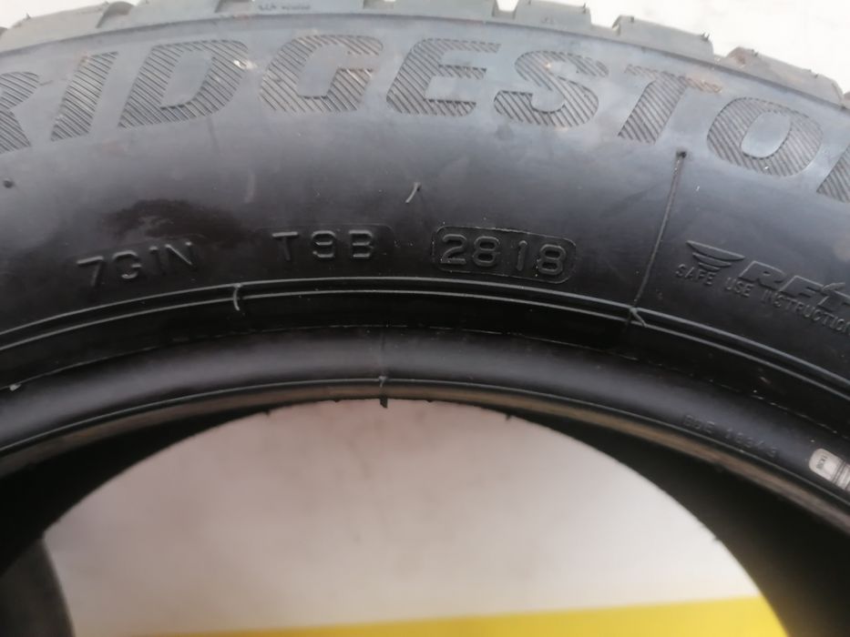 225/50/18 2*Bridgestone iarna dot 2818.   5,,95mm