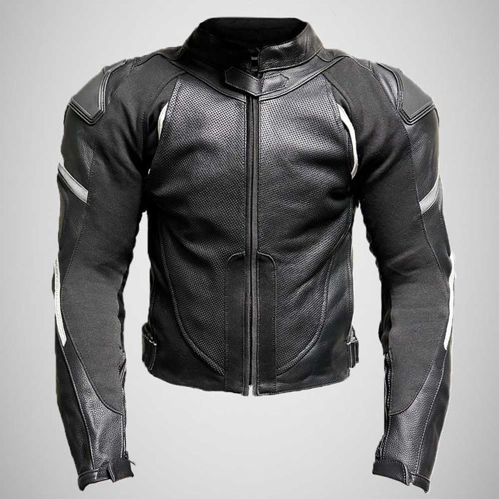 НОВ МОДЕЛ 2026 кожено мото яке с протекотри MOTO GP1+ на супер цена