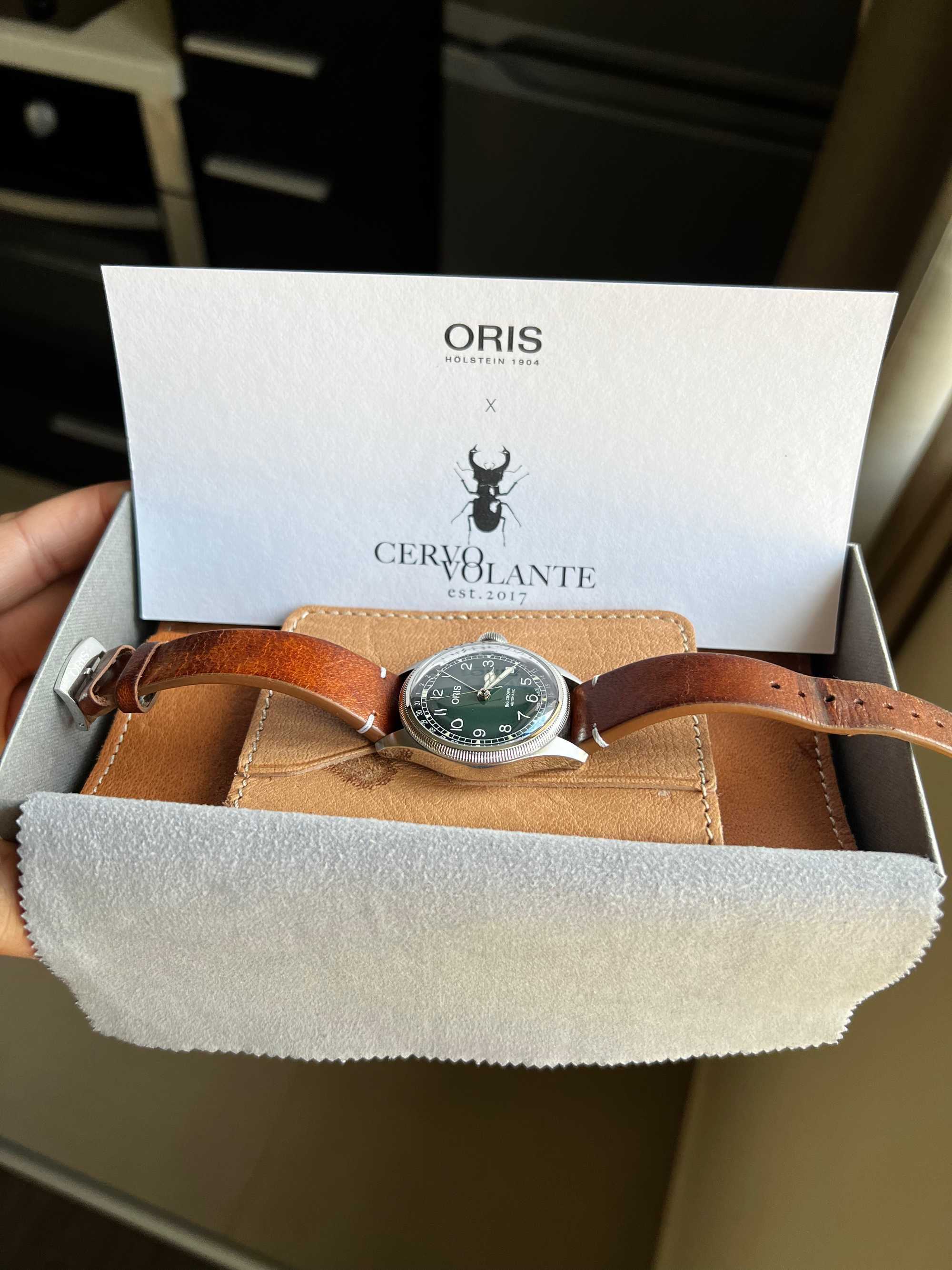 Oris Big Crown X Cervo Volante Green - Гаранция до 21.12.2025