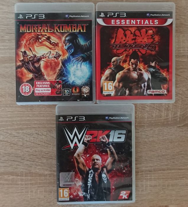 < PS3  Mortal Kombat / Tekken / WWE / UFC Injustice за PlayStation 3