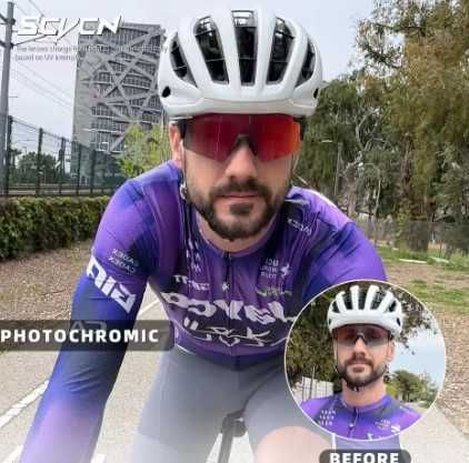 Ochelari ciclism fotocromici SVCN lite noi diverse culori