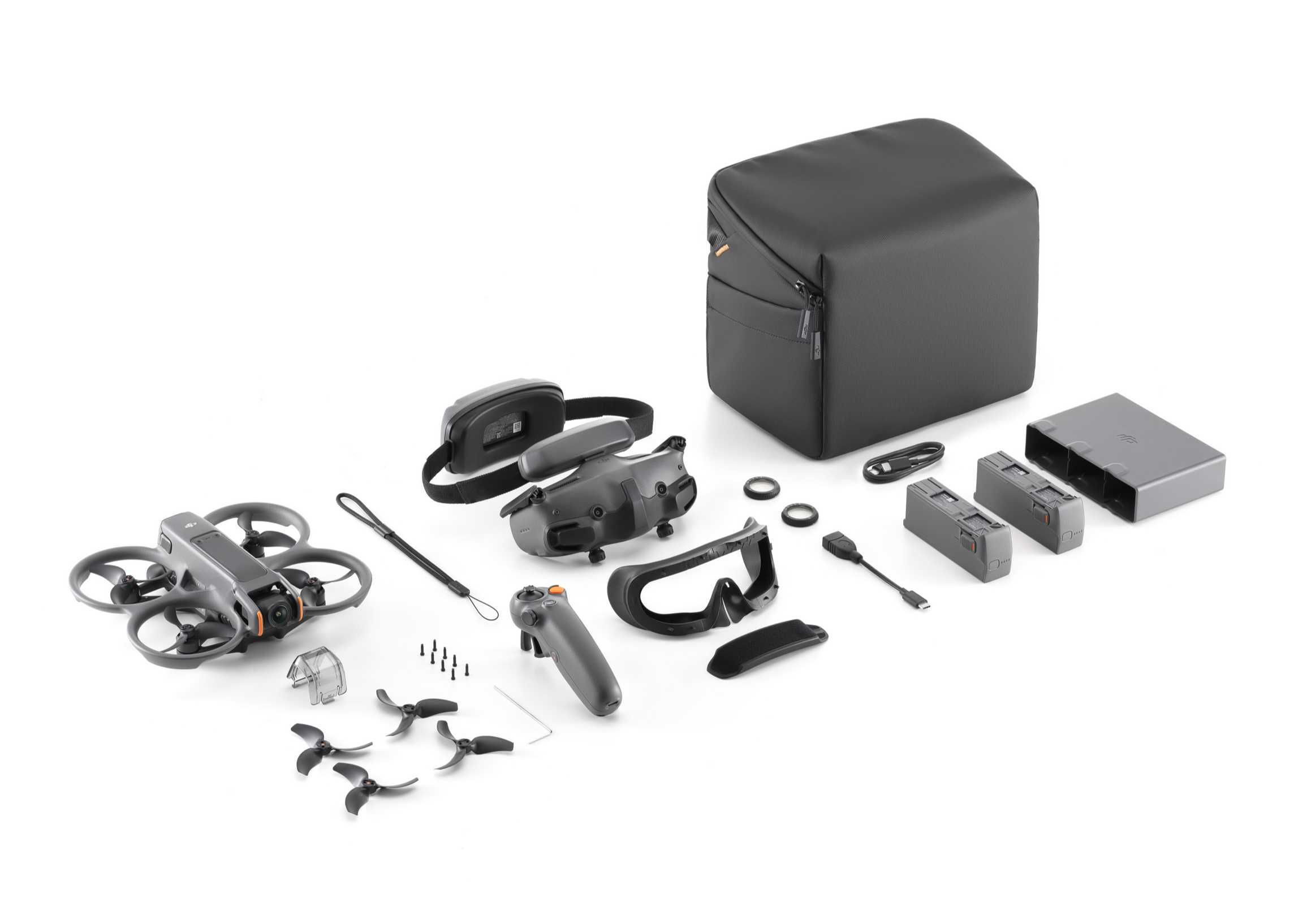 DJI FPV дрон AVATA 2 В ПЛЁНКЕ (fly more combo, 3 аккумулятора, сумка)