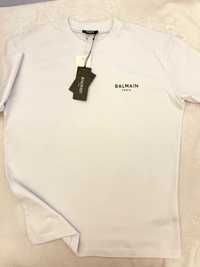 Tricou Balmain logo-print cotton T-shirt