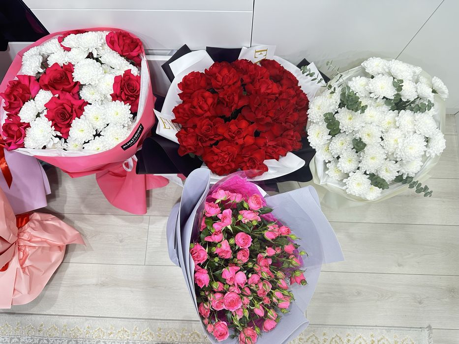 Любой букет по 10 000. Свежие, сегодняшние