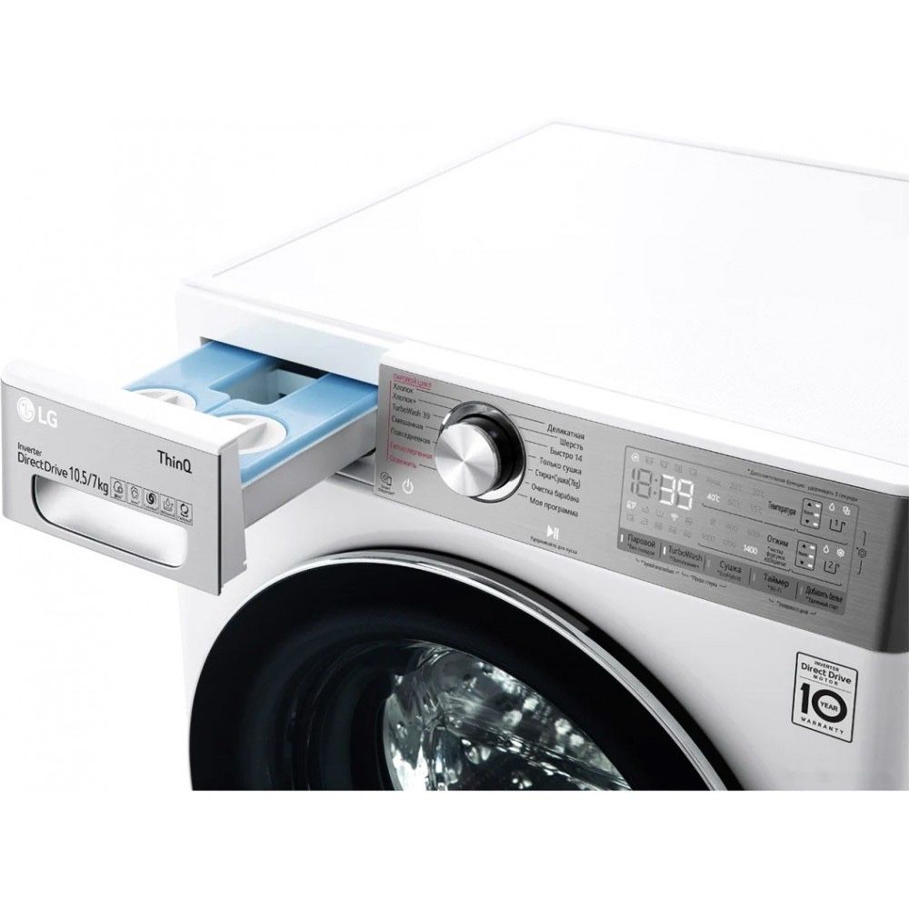 Стирально-сушильная машина LG 10,5/7 кг AIDD TW4V9RD9E