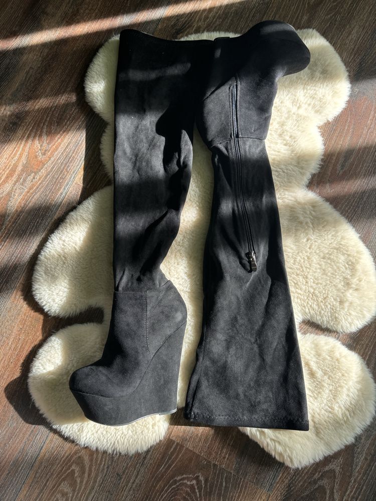 Зимни ботуши от естествена кожа Casadei