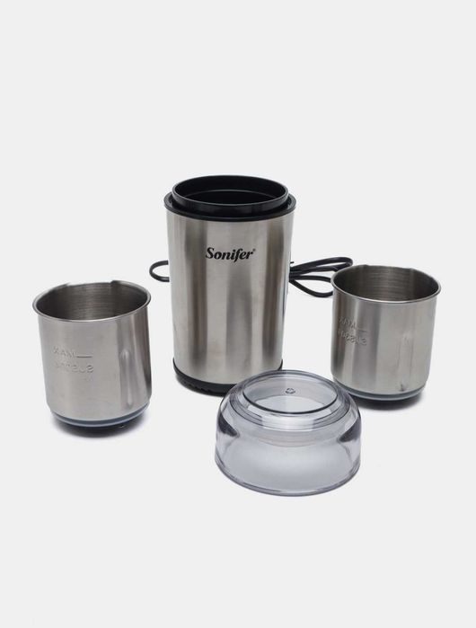 Измельчитель кофемолка, 2 в 1, электрическая, 200 Вт, SONIFER SF-3552