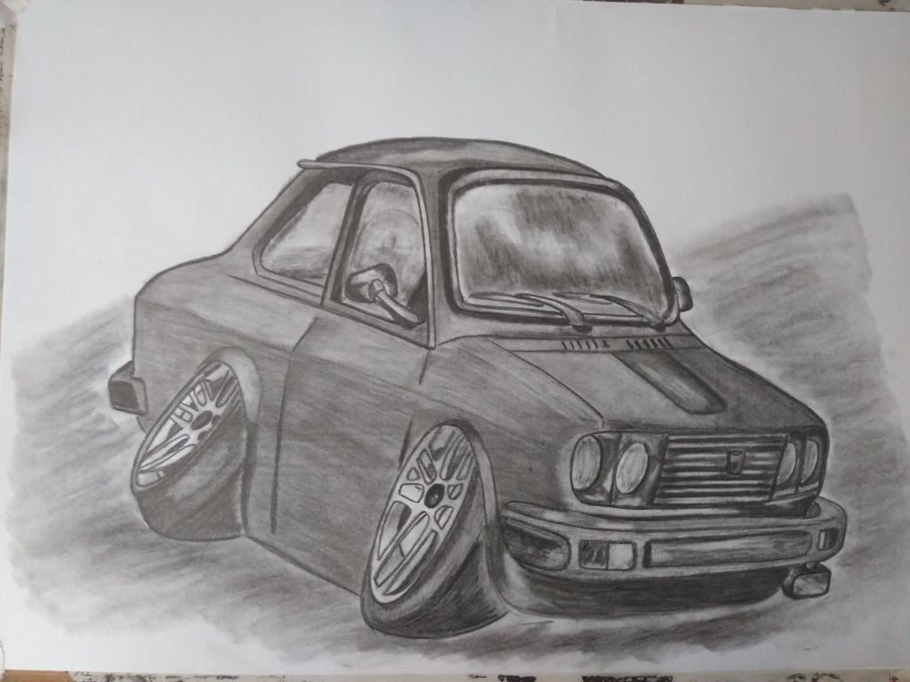 Caricatura Dacia sport