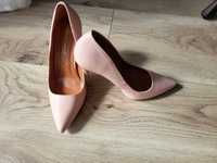 Pantofi roz nude 38