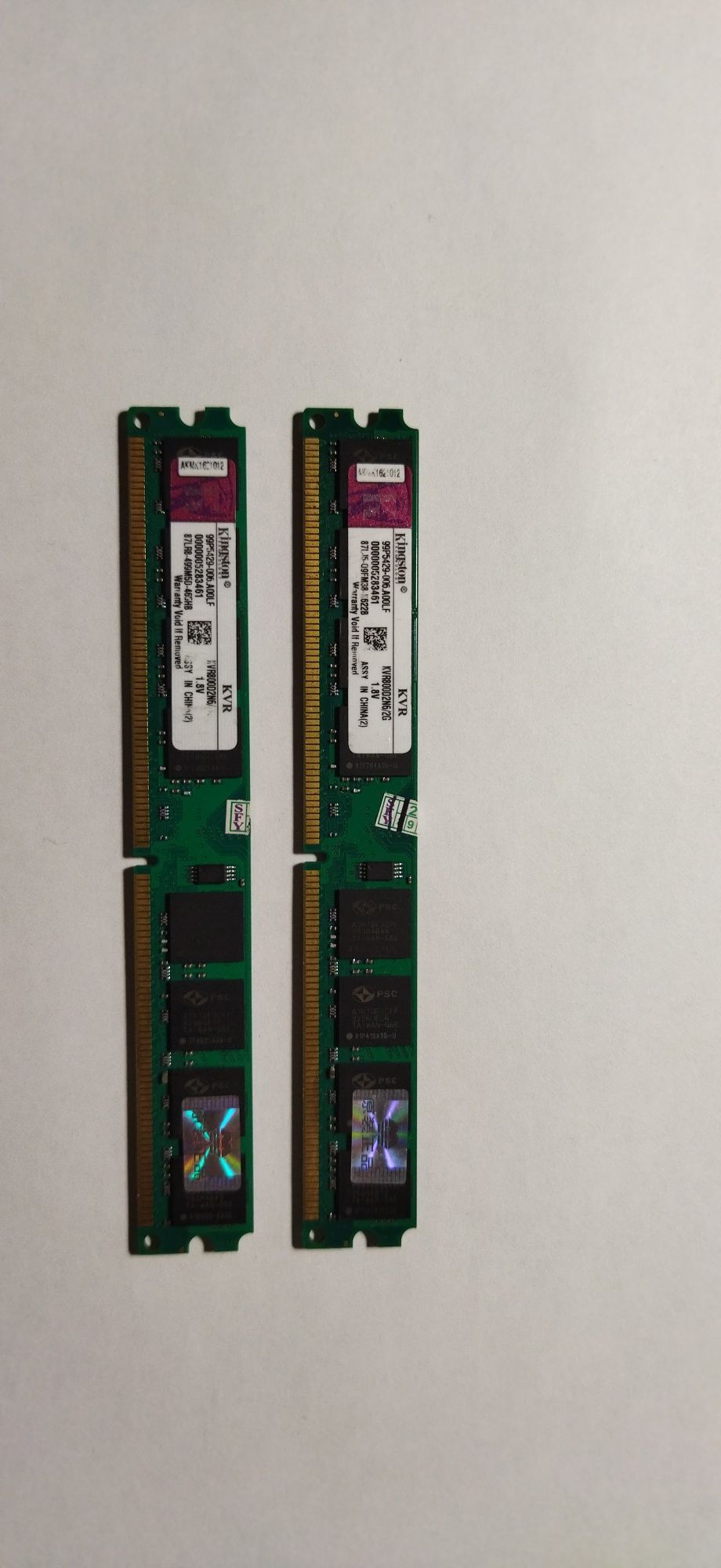 Продаю Озу Оперативная память Kingston KVR800D2N6/2G