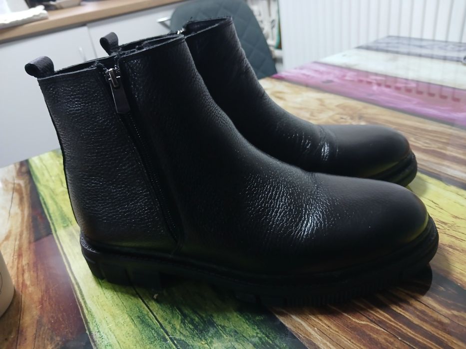 Ghete piele barbati 42