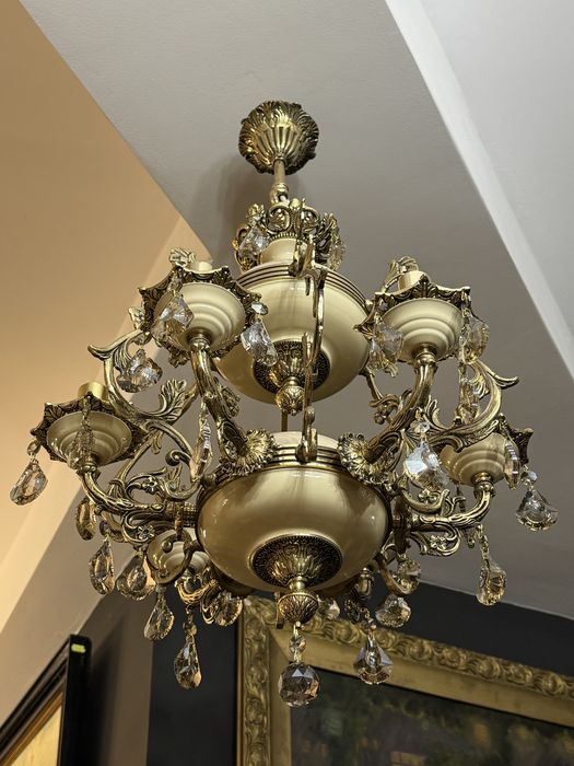 Candelabru din bronz masiv