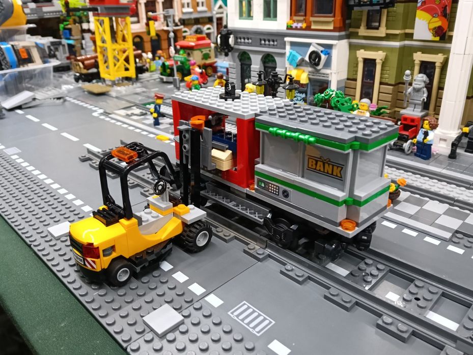 Lego Stivuitor și vagon
