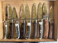 Cutite vanatoresc , cutit camping , corn de cerb , manere lemn