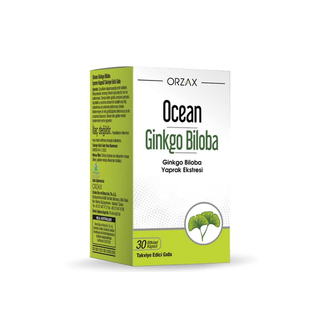 Orzax Ocean Ginkgo Biloba 30 caps / Гинкго билоба