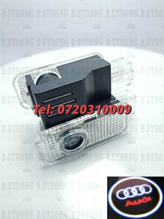 Proiectoare Logo Marca Audi Portiera Kit De 2 Buc Led