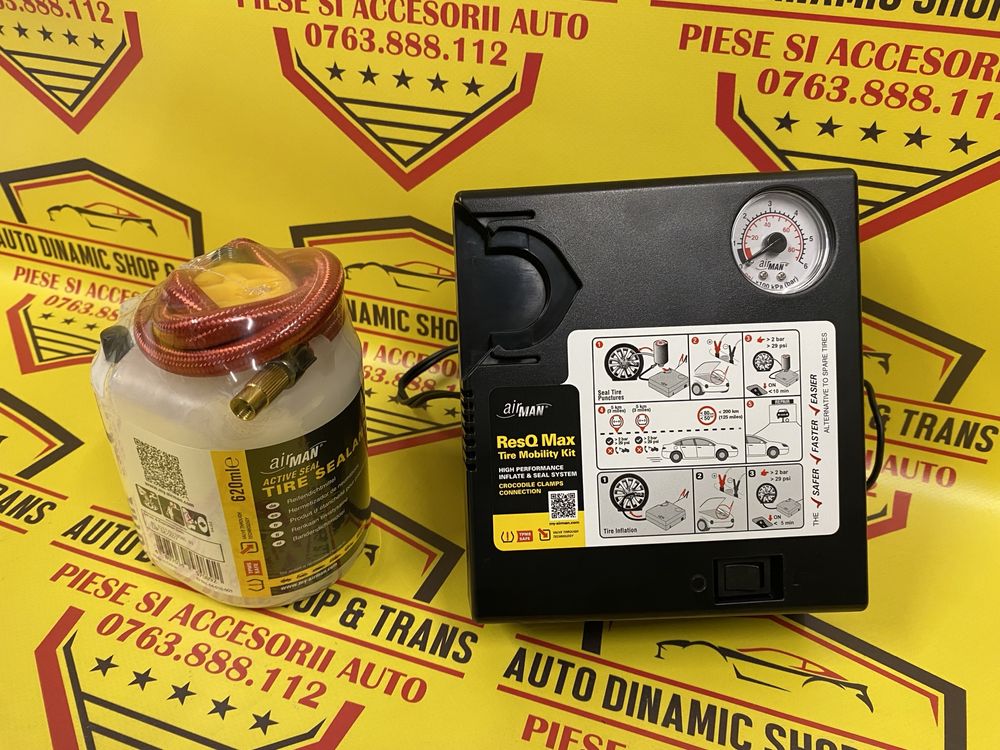 Compresor auto umflat airman kit pana 240w autoutilitare dube suv