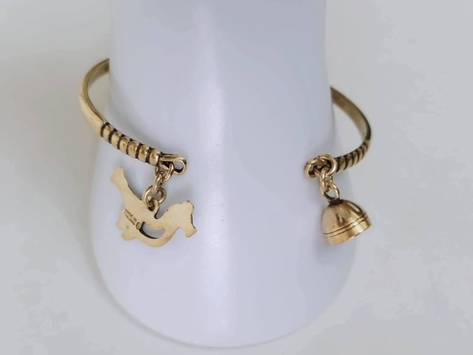 Bratara semi-fixa veche din bronz, Kalevala Koru