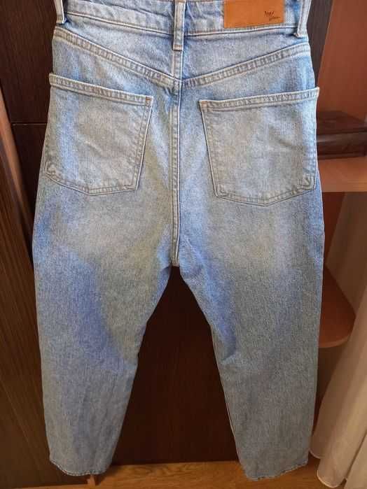 Blugi talie inalta drepti, marime S