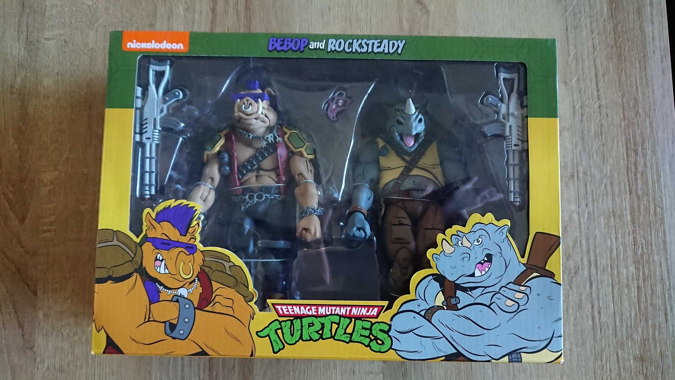 Екшън фигури Костенурки нинджа NECA TMNT Bebop and Rocksteady