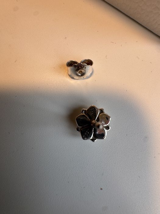 Оригинални сребърни обици Пандора